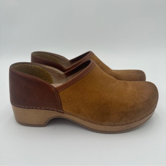 Dansko Shoes - Dansko Brown Suede Mules